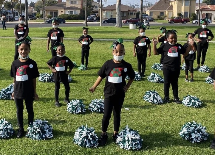 cheering and performance